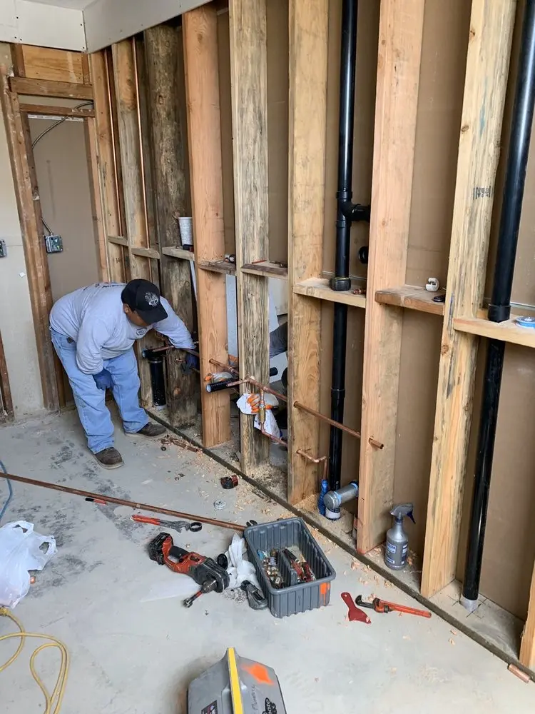 Commercial rough-in plumbing for Water Heater Replacement in Alachua